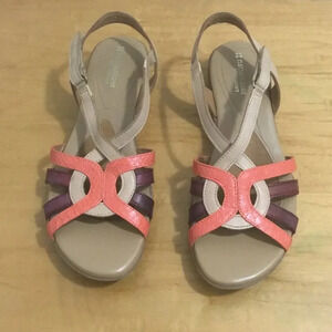 Naturalizer N5 Comfort  Sandals Catrina Women's Multi Color Strappy Size 8.5 M